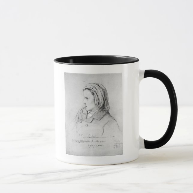 Johannes Brahms  aged twenty, 1853 Mug (Right)