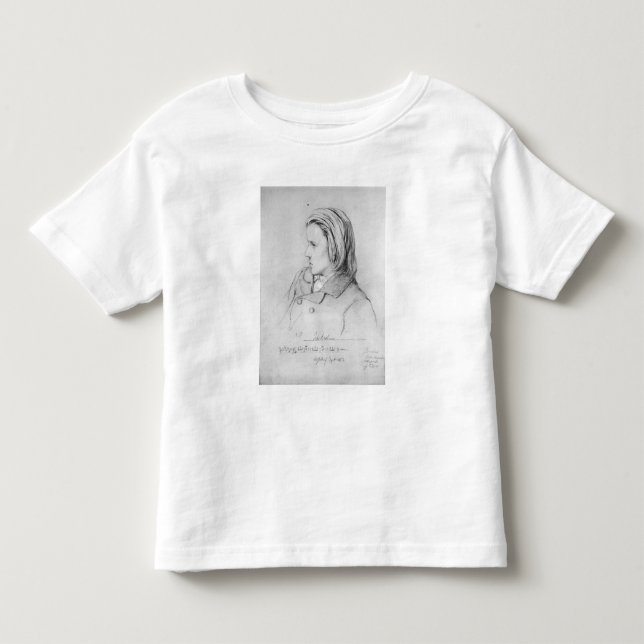 Johannes Brahms  aged twenty, 1853 Toddler T-Shirt (Front)