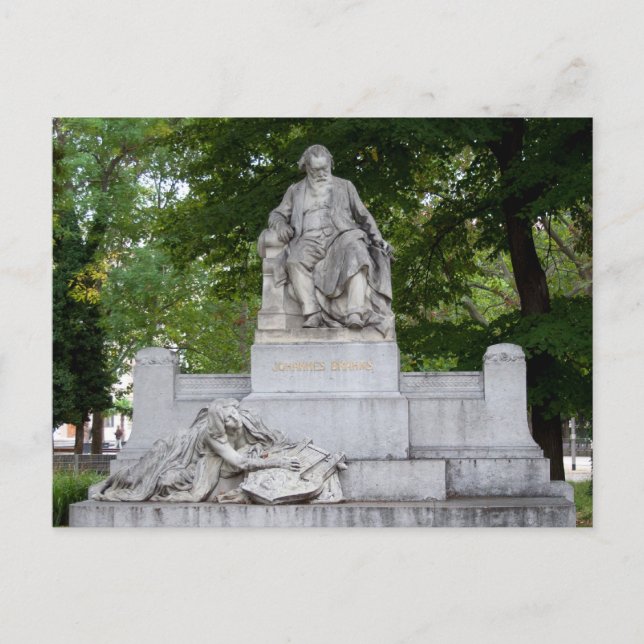 Johannes Brahms Postcard (Front)