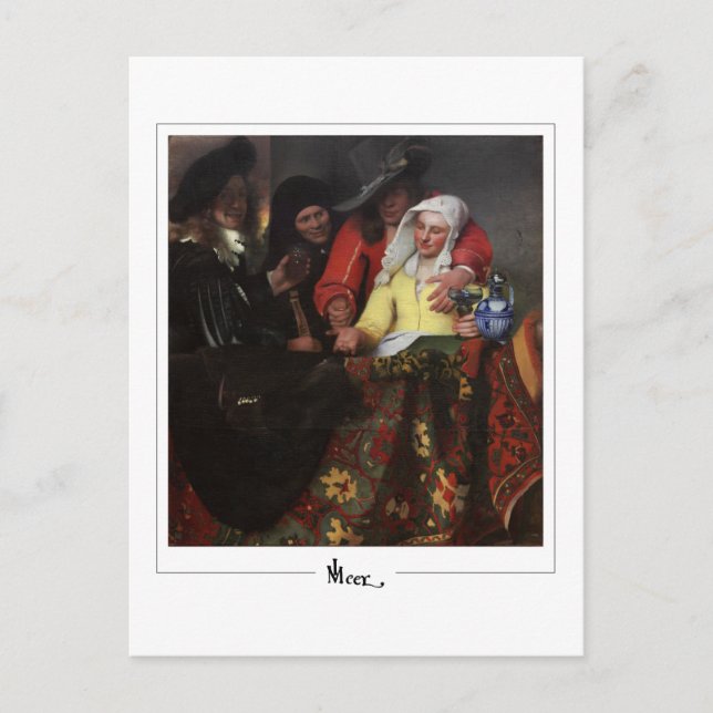 Johannes Vermeer #10 - Fine Art Postcard (Front)