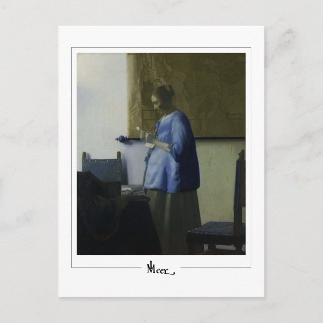 Johannes Vermeer #11 - Fine Art Postcard (Front)