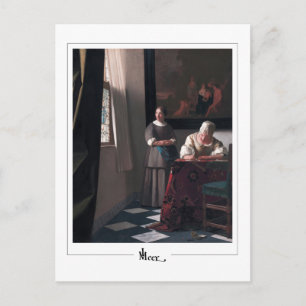 Johannes Vermeer #18 - Fine Art Postcard