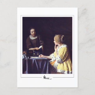 Johannes Vermeer #22 - Fine Art Postcard