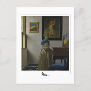 Johannes Vermeer #7 - Fine Art Postcard