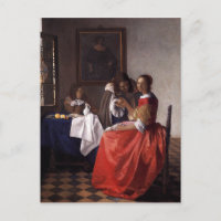 Johannes Vermeer - A Lady and Two Gentlemen