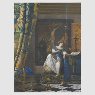 Johannes Vermeer - Allegory of Faith Tissue Paper