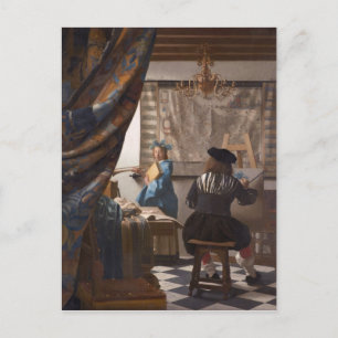 Johannes Vermeer - Allegory of the Art of Painting Postcard