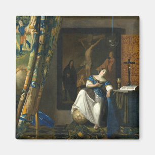 Johannes Vermeer Allegory of the Catholic Faith Magnet