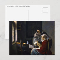 Johannes Vermeer - Girl Interrupted at Her Music