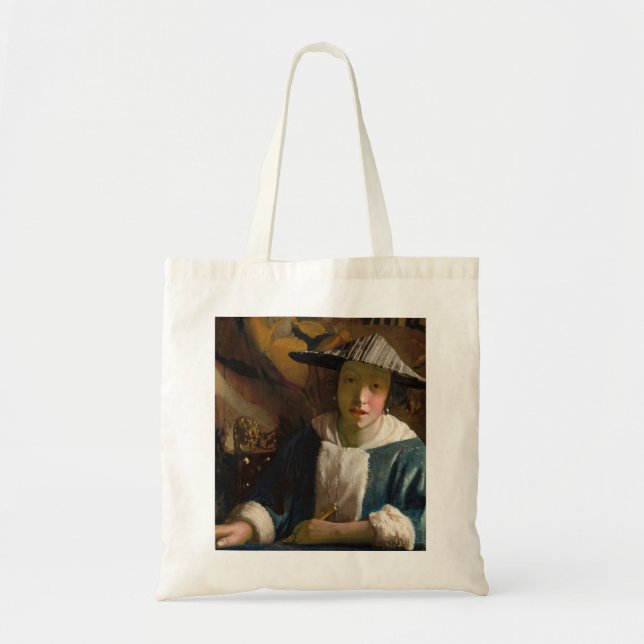 Johannes Vermeer - Girl with a Flute Tote Bag (Front)