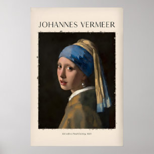 Johannes Vermeer Girl with a Pearl Earring665 Poster