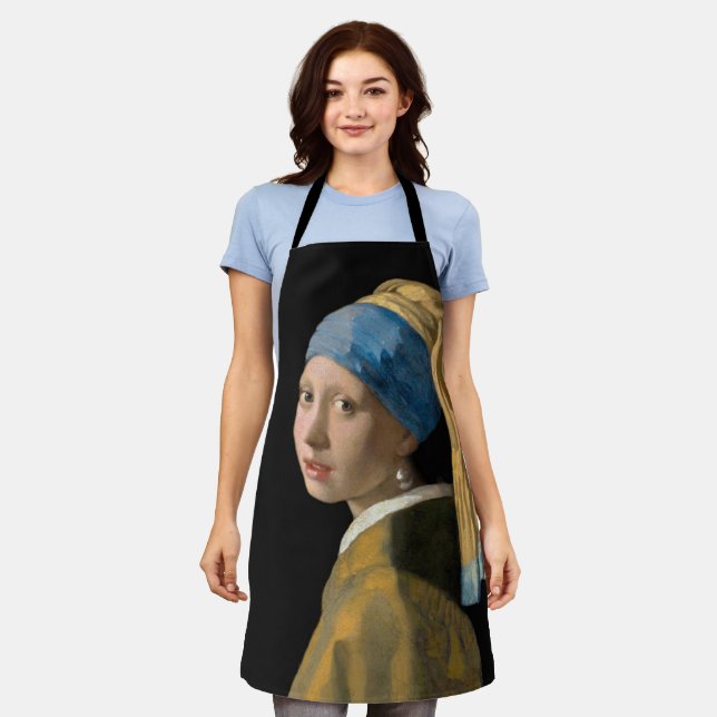 Johannes Vermeer - Girl with a Pearl Earring Apron (Worn)