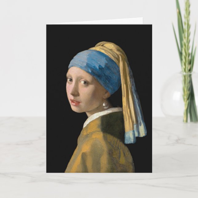 Johannes Vermeer - Girl with a Pearl Earring Card (Front)