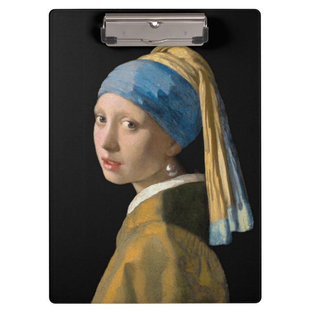 Johannes Vermeer - Girl with a Pearl Earring Clipboard (Front)