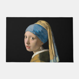 Johannes Vermeer - Girl with a Pearl Earring Doormat