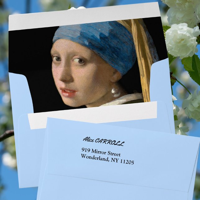 Johannes Vermeer - Girl with a Pearl Earring Envelope (Creator Uploaded)