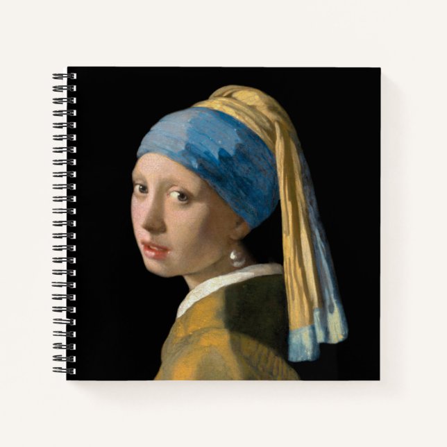 Johannes Vermeer - Girl with a Pearl Earring Notebook (Front)
