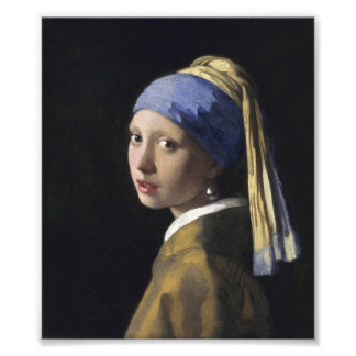Johannes Vermeer - Girl with a Pearl Earring Photo Print