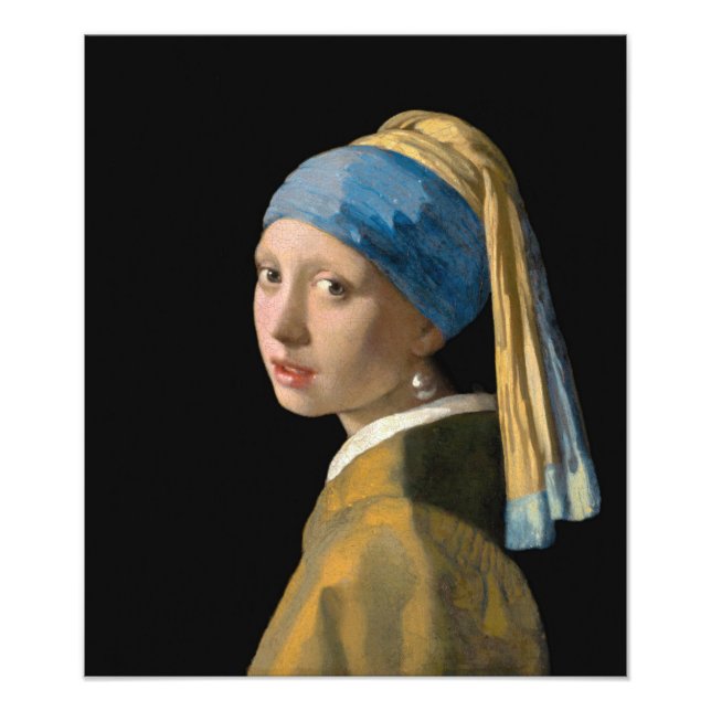 Johannes Vermeer - Girl with a Pearl Earring Photo Print (Front)