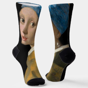 Johannes Vermeer - Girl with a Pearl Earring Socks