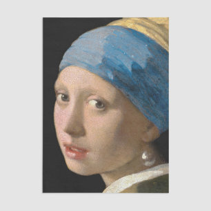 Johannes Vermeer - Girl with a Pearl Earring Tissue Paper