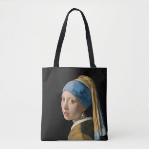Johannes Vermeer - Girl with a Pearl Earring Tote Bag
