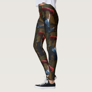 Johannes Vermeer - Girl with a Red Hat Leggings