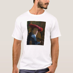 Johannes Vermeer - Girl with a Red Hat T-Shirt