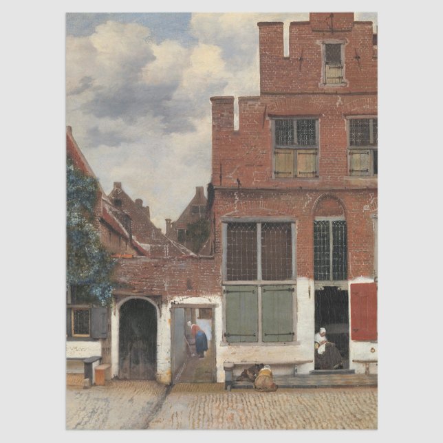 Johannes Vermeer - Little Street Tissue Paper (Creator Uploaded)