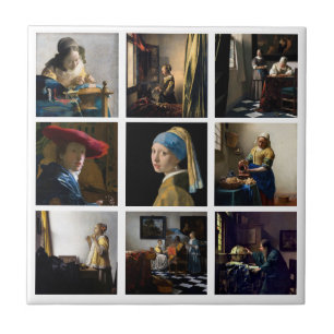 Johannes Vermeer - Masterpieces Grid Tile
