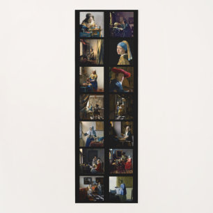 Johannes Vermeer - Masterpieces Grid Yoga Mat