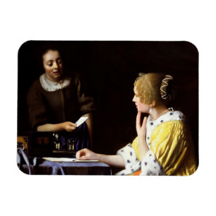 Johannes Vermeer - Mistress and Maid Magnet