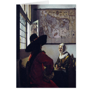 Johannes Vermeer, Officer And Laughing Girl