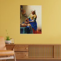 Johannes Vermeer painting, The Milkmaid