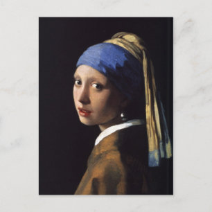 Johannes Vermeer Postcard