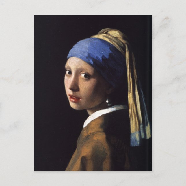 Johannes Vermeer Postcard (Front)
