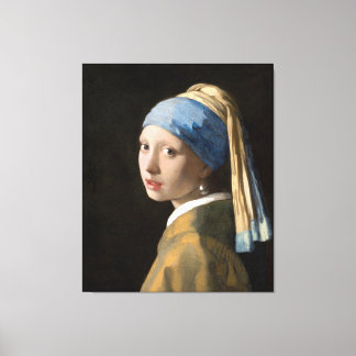 Johannes Vermeer’s Girl with a Pearl Earring Canvas Print