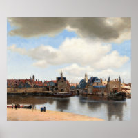 Johannes Vermeer’s View of Delft