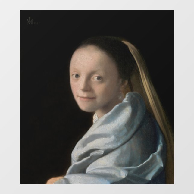 Johannes Vermeer - Study of a Young Woman (Sheet)