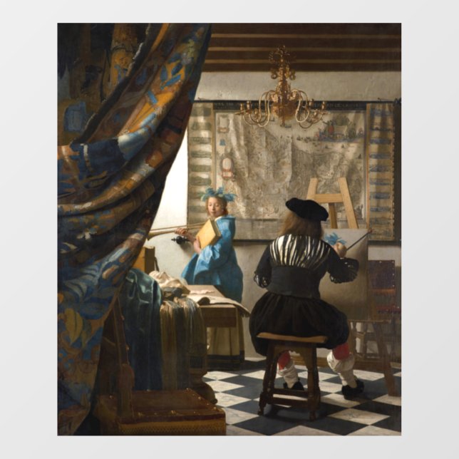 Johannes Vermeer - The Allegory of Painting (Sheet)
