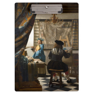 Johannes Vermeer - The Allegory of Painting Clipboard