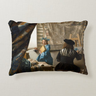 Johannes Vermeer - The Allegory of Painting Decorative Cushion