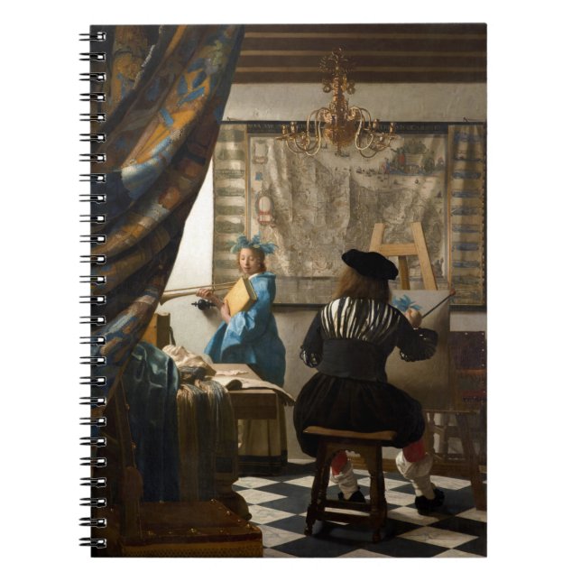 Johannes Vermeer - The Allegory of Painting Notebook (Front)