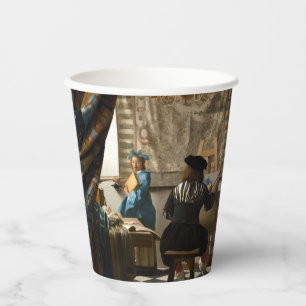 Johannes Vermeer - The Allegory of Painting Paper Cups