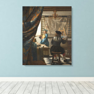 Johannes Vermeer, The Art Of Painting Canvas Print