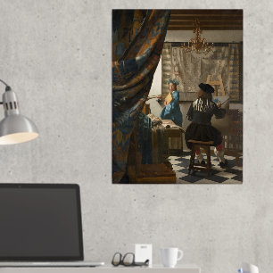 Johannes Vermeer, The Art Of Painting Foil Prints