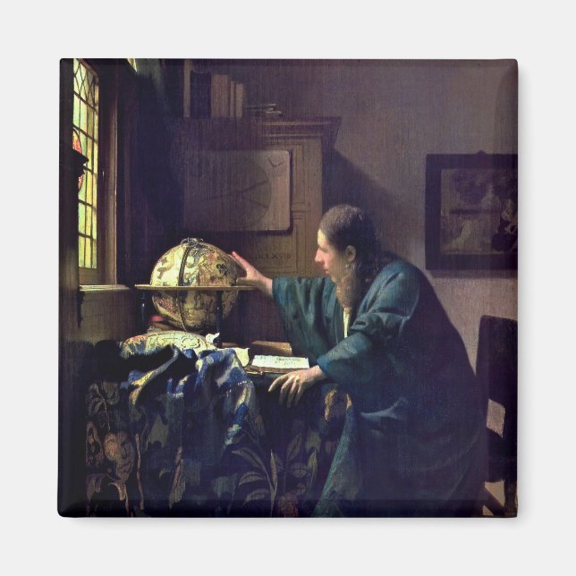 Johannes Vermeer - The Astronomer Magnet (Front)