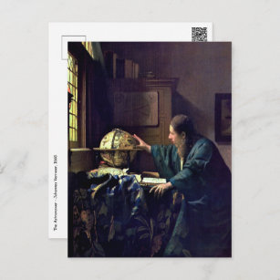 Johannes Vermeer - The Astronomer Postcard