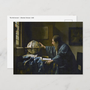 Johannes Vermeer - The Astronomer Postcard