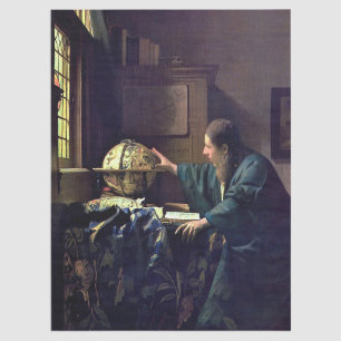 Johannes Vermeer - The Astronomer Tissue Paper